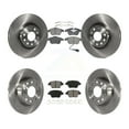 thumbnail image 1 of Transit Auto Front Rear Disc Brake Rotors and Semi-Metallic Pads Kit for Car 2012-2014 Volkswagen Passat K8S-101282, 1 of 11