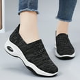 thumbnail image 2 of Mepaouo Women Orthopedic Walking Shoes Air Cushion Platform Mesh Slip on Sneakers with Arch Support, 2 of 4