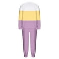 thumbnail image 6 of yillto Women Fleece Lounge Sets Long Sleeve Pajama Set Casual 2 Piece Pjs Outfit Fall Winter Sleepwear, 6 of 7