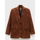 thumbnail image 5 of Chaqueta de traje con una hilera de botones y cuello de solapa versátil para mujer, abrigo informal de manga larga de Color sólido, Tops callejeros, otoño 2024, 5 of 5
