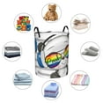 thumbnail image 6 of Gaeub Panda with Sun glasses Dirty Clothes Storage Basket, Toy Storage Bin for Storing Clothing, Diapers, Toys - Small, 6 of 8