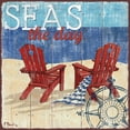 thumbnail image 2 of Brent, Paul 20x20 White Modern Wood Framed Museum Art Print Titled - Seas the Day I, 2 of 4
