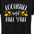 thumbnail image 3 of Instant Message - Football and Fall Y'all Short Sleeve Graphic T-Shirt, 3 of 6