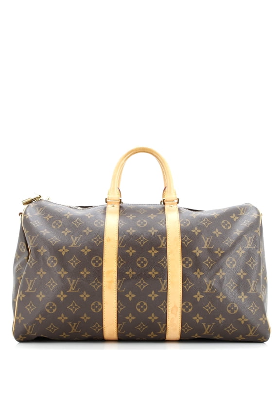 Pre-Owned Keepall Bandouliere Bag Monogram Canvas 45 By Rebag