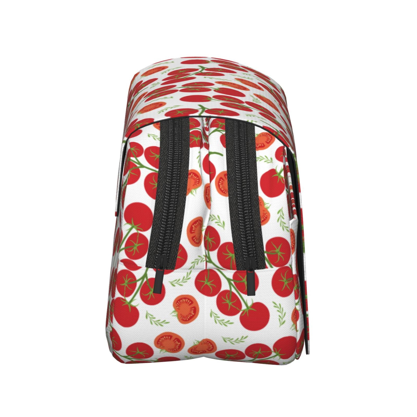 Rateoe Tomato Pattern Double Clamshell Pen Case, Storage Organizer with Two Zipper Compartments– Holds Up to 50 Pencils & Pens