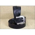 thumbnail image 3 of Tony Lama Women's Layla Leather Belt Black 42, 3 of 6