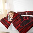 thumbnail image 4 of Feelyou Chic Game Console Bedding Comforter Set for Kids, Cartoon Gamepad Lover Twin Comforter Sets, Fashion Red Square Abstract Reversible Bedding Set, Luxury Bedroom Decor, 2 Pieces, 4 of 8