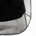 thumbnail image 5 of CYYPLAS 3 Hoops 1 Layer Crinoline Black Women's Wedding Petticoat Skirt Full A-line Underskirt For Bridal 1PC, 5 of 5