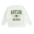 thumbnail image 4 of Women's Gameday Couture White Baylor Bears Premium Fleece Drop Shoulder Oversized Pullover Sweatshirt, 4 of 4