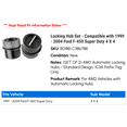 thumbnail image 2 of Locking Hub Set - Compatible with 1999 - 2004 Ford F-450 Super Duty 4 X 4 2000 2001 2002 2003, 2 of 2