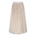 thumbnail image 6 of XINPING Womens Skirts Summer Long Column Striped Soft Boho Long Skirt Trendy Floral a Line Beach Skirt Vacation Outfit, 6 of 7