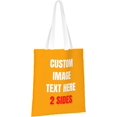 thumbnail image 2 of Custom Tote Bag Bags With Logo Personalized Custom Bags Shopping Bags Reusable Grocery Bags Bulk - Add Your Text Image, 2 of 8