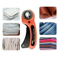 thumbnail image 2 of Coofit Rotary Cutter 45mm Portable Safe Roller Cutter Cloth Cutting Tool for Sewing, 2 of 10