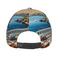 thumbnail image 5 of Wukai Coastal Style Garden Villa Baseball Cap: Comfortable, Stylish, and Adjustable Hat for Sports, Daily Wear, and Outdoor Activities-One Size, 5 of 5