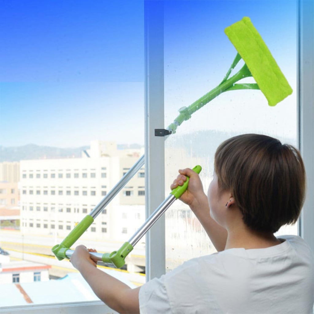 Children Center Applied Temperate Telescopic Foldable Handle Cleaning Glass Sponge Mop Cleaner Window  Extendable - Walmart.com