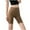 Khaki, variant on UAMVSH Yoga Shorts for Women Lightweight Gym Workout Long Legging Shorts High Waist Stretchy Running Athletic Slip Biker Shorts
