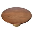 thumbnail image 5 of Contemporary Home Living Dining Table with Pedestal Base - 48" - Gold, 5 of 7