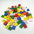 thumbnail image 1 of Ohmyroo Wooden Alphabet Tiles Creative Lettering For Board Games 100PCS, 1 of 9
