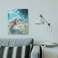 thumbnail image 2 of Stupell Industries Sea Turtle Ocean Animal Blue Watercolor Painting Canvas Wall Art by George Dyachenko, 2 of 6