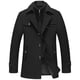 thumbnail image 1 of 2026 Men's Winter Short fit Coat, Warm Wool Coat with Detachable Collar, 1 of 3