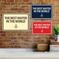 thumbnail image 4 of Signs ByLITA Classic Framed The Best Water In The World Arrow Down Sign (Brushed Gold) - Small, 4 of 8