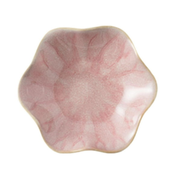 Bandeja para cubiertos de cocina con forma de flor, soporte para cucharas, cucharilla, llavero, cuenco, anillo, plato para madre, mujer, baratija, Rosa