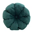 thumbnail image 2 of Outoloxit 18in Round Velvet Pumpkin Cushion with Pleated Design for Living Room, Chair, Sofa, and Floor Decor, Non-Slip Comfort Pillow, 2 of 7