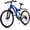 Blue, variant on ICEEIF 20/24 Inch Kids Mountain Bike, 7-Speed Bicycle for Boys and Girls, Dual Full Suspension, Dual Disc Brakes, High-Carbon Steel Frame, All-Terrain Bike for Outdoor Riding