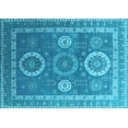 thumbnail image 1 of Ahgly Company Indoor Rectangle Oriental Light Blue Industrial Area Rugs, 3' x 5', 1 of 4