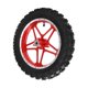 thumbnail image 5 of Neumático De Bicicleta De Bolsillo, Caucho Confiable De Metal De Rueda Trasera Para ANGGREK Rojo, 5 of 8