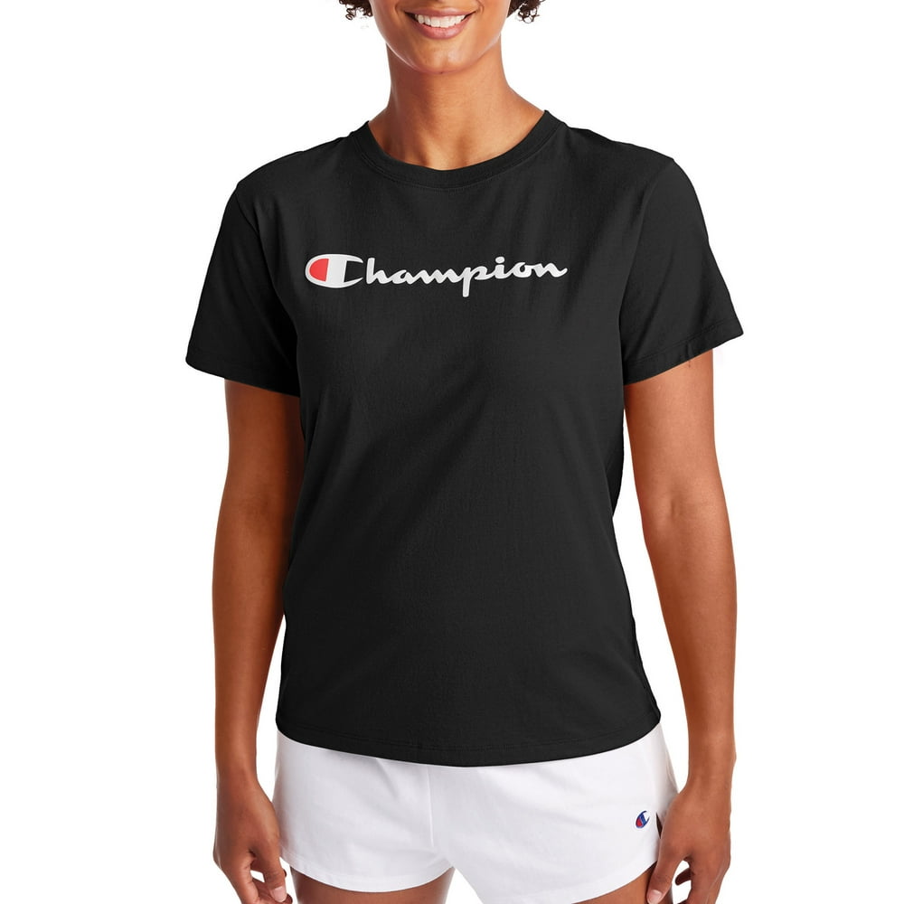 champion black shirt womens