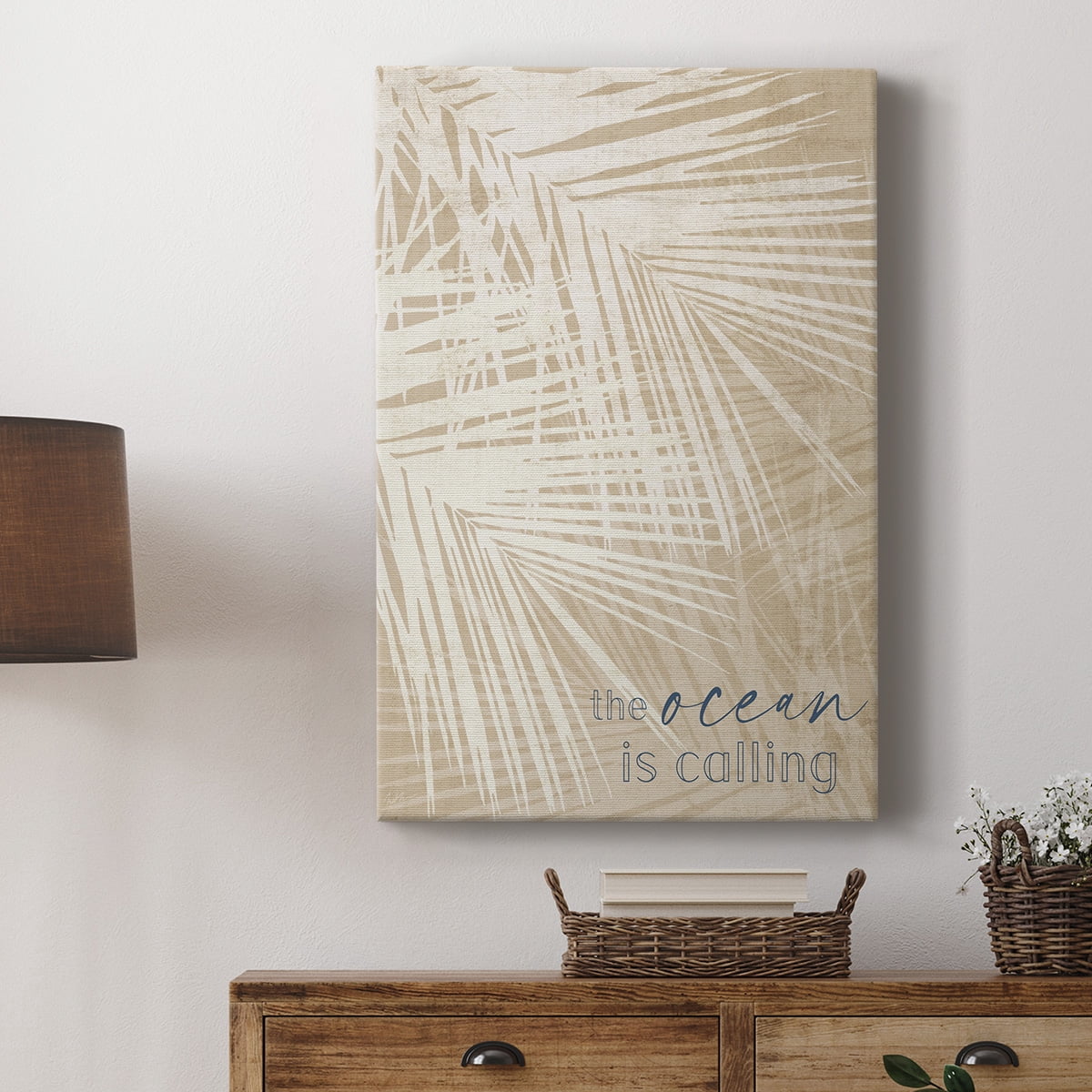 Ocean Calling Palms Premium Gallery Wrapped Canvas - Ready to Hang