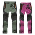 thumbnail image 5 of Spring and Summer Outdoor Sports Soft Shell Rush Pants Men's Colorblock Windproof Warm Breathable Fleece Thickened Hiking Pants Women, 5 of 5