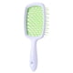 thumbnail image 2 of Peine Con Cojín Aire Dientes Anchos Cepillo para El Salón Masaje Del Cuero Cabelludo ( ) Blanco Y Verde, 2 of 8