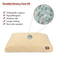thumbnail image 4 of Majestic Pet | Towers Shredded Memory Foam Rectangle Pet Bed For Dogs, Removable Cover, Citrus, Medium, 4 of 6
