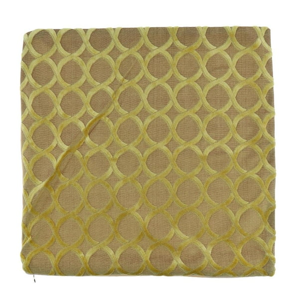 Funda de cojín decorativa de suave para sofá cama, funda de almohada, 18x18 pulgadas 型 金 黄色