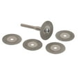 thumbnail image 2 of Rotary Diamond Cutting Discs with 1/8" Shank, 5 Pc., 2 of 3