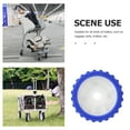 thumbnail image 3 of LABSERRON Durable Blue PVC Boat Trailer Roller Ribbed Wheel for Yacht Accessories, 3 of 6