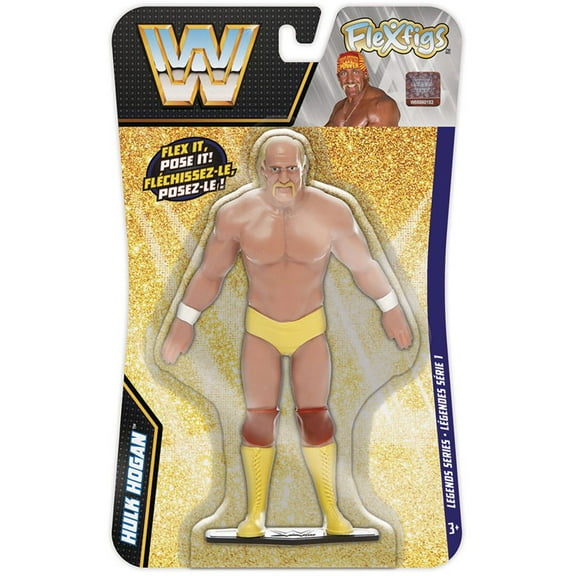 WWE Wrestling Legends Series 1 Hulk Hogan Bendable Figure