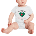 thumbnail image 2 of Everyone Loves an Bangladeshi Girl Cute Baby Bodysuit (White, 0-3 Months), 2 of 5