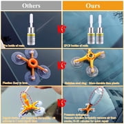 Manelord Windshield Repair Kit, DIY Auto Glass Tool for Chips and Cracks, Professional Resin with Suction Cup Bracket, Restores Clarity, 1 Pack