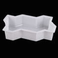 thumbnail image 2 of Three Waveform Garden Path Plastic Concrete Paving Brick Mold Diy Walkway Cement Brick Mold, 2 of 5