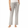 thumbnail image 2 of Lucky Brand Women's 2 Pack Straight Leg Lounge Pant with Drawstrings and Pockets (Stars/Light Heather Grey, Medium), 2 of 6