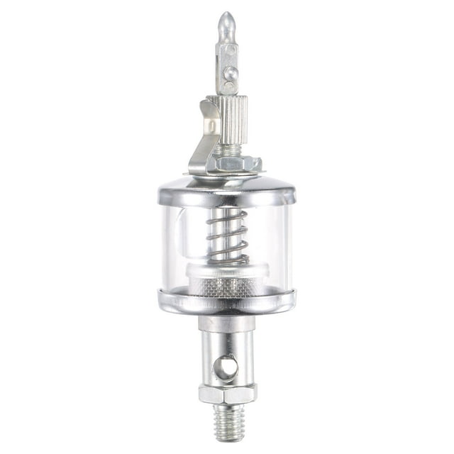 Unique Bargains M8x1.25 Thread 16ml Sight Gravity Drip Feed Needle Valve Type Oil Cup