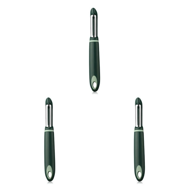Wosthever Pelador de patatas de cocina de acero inoxidable, cepillador de frutas y verduras, rallador de alimentos seguro para melón y tomate rápido, Type4 NO4 Wosthever CBP117773