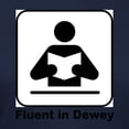 thumbnail image 3 of CafePress - Fluent In Dewey Women's Value T Shirt - Women's Traditional Fit Dark T-Shirt, 3 of 4