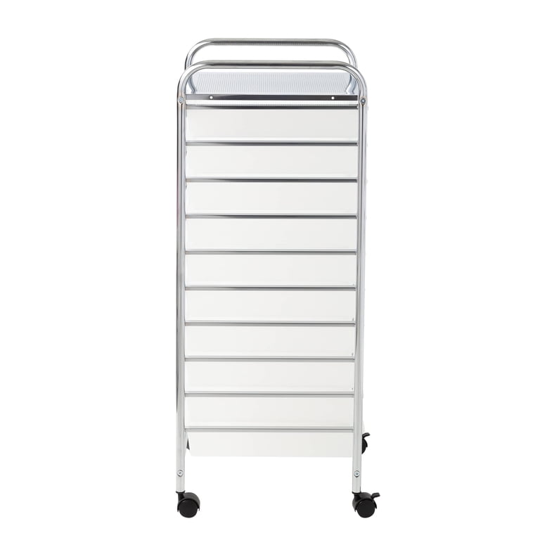 Hello Hobby 10-Drawer Rolling Craft Cart, Clear photo 7