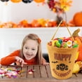 thumbnail image 1 of RKSTN Seau d'Halloween, Sac Réutilisable « Trick or Treat » Sacs de Bonbons en Toile Polyvalents Portables Pliables Réutilisables Goody Seau - Articles et Souvenirs pour Fêtes, 1 of 5