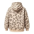 thumbnail image 4 of TGPMGRZ Leopard Print Hoodies, Oversized Hooded Sweatshirt with Pocket Front Carry Pouch for Cats Dogs, 4 of 5
