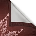 thumbnail image 3 of Ambesonne Mandala Kitchen Curtains, Ornamental Pattern Details, 55"x39", Brown Pale Pink, 3 of 3